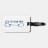 Étiquette À Bagage Little Cottonwood Canyon Escalade Quickdraw (Dos horizontal)