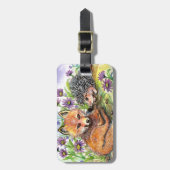 Étiquette À Bagage Little Fox Et Hérisson (Devant Vertical)