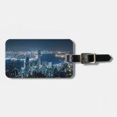 Étiquette À Bagage Littoral | Île de Hong Kong, Asie (Devant horizontal)