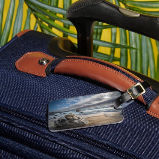 Étiquette À Bagage Littoral | Stormy Big Sur, Californie (Insitu Rectoal 3)