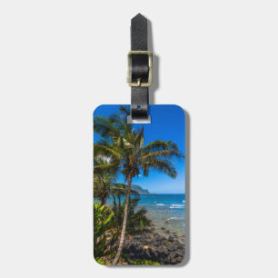 Étiquette À Bagage Littoral tropical