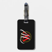 Étiquette À Bagage Live Abondamment John 10:10 Écriture Bagage (Dos Vertical)