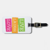 Étiquette À Bagage Live Lauder Love 2 (Devant horizontal)