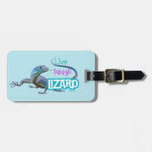Étiquette À Bagage Live Laugh Lizard (Devant horizontal)