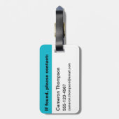 Étiquette À Bagage Live Laugh Lizard (Dos Vertical)