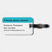 Étiquette À Bagage Live Laugh Lizard (Dos horizontal)