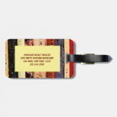 Étiquette À Bagage Livres (Dos horizontal)