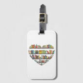 Étiquette À Bagage Livres cool Lecture Hommes Femmes Livre Lover Lite (Devant Vertical)