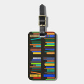 Étiquette À Bagage Livres Librairies Design Bagage Balise (Devant Vertical)