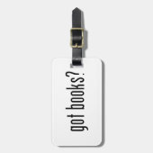 Étiquette À Bagage livres obtenus ? (Devant Vertical)