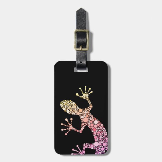 Étiquette À Bagage Lizard (Devant Vertical)