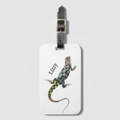 Étiquette À Bagage Lizard Luggage Tag (Devant Vertical)