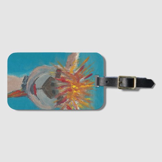 Étiquette À Bagage Llama (Devant Horizontal)