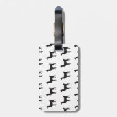 Étiquette À Bagage Llama (Dos Vertical)