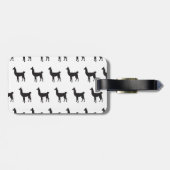 Étiquette À Bagage Llama (Dos horizontal)