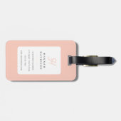 Étiquette À Bagage Llama Luggage Tags (Dos horizontal)