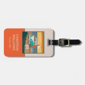 Étiquette À Bagage Locaux uniquement | VW Surf Van (Devant horizontal)