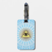 Étiquette À Bagage L'Oeil de Dieu (Dos Vertical)