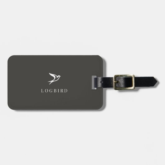 Étiquette À Bagage LOGBIRD — Étiquette de bagage (Devant horizontal)