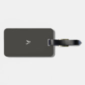 Étiquette À Bagage LOGBIRD — Étiquette de bagage (Dos horizontal)