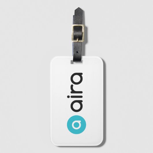 Étiquette À Bagage Logo Aira (Devant Vertical)