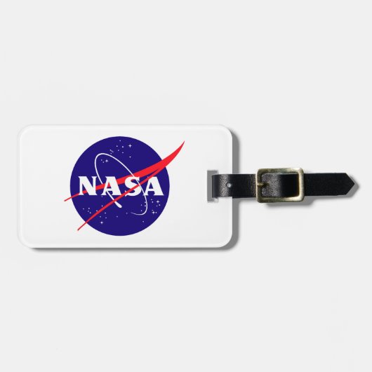 Étiquette À Bagage Logo de boulette de viande de la NASA (Devant horizontal)