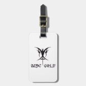 Étiquette À Bagage Logo de golf Tribal Disk (Devant Vertical)