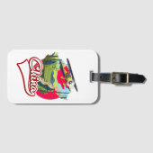 Étiquette À Bagage Logo de la carte de voyage en Chine (Devant Horizontal)