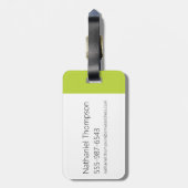 Étiquette À Bagage Logo de la face de laboratoire de Dexter (Dos Vertical)