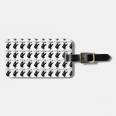 Étiquette À Bagage Logo de la grue de Sandhill - Finale (Devant horizontal)