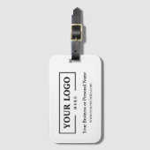 Étiquette À Bagage Logo de l'entreprise personnalisée (Devant Vertical)