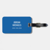 Étiquette À Bagage Logo de l'Université Kettering (Dos horizontal)