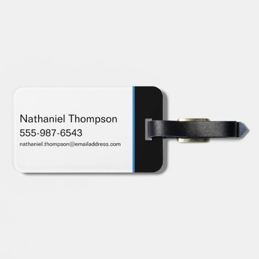 Étiquette À Bagage Logo de nuit Gotham Knights (Dos horizontal)