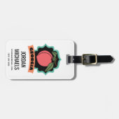 Étiquette À Bagage Logo de pêche de la Géorgie (Devant horizontal)