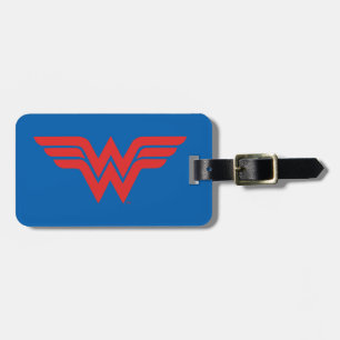 Étiquette À Bagage Logo de Red Wonder Woman