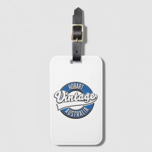 Étiquette À Bagage Logo de style vintage Hobart Australie