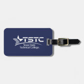 Étiquette À Bagage Logo de Texas State Technical College (Devant horizontal)