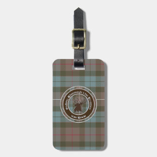 Étiquette À Bagage Logo de visite du tartan 2016