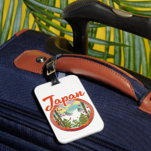 Étiquette À Bagage logo de voyage au Japon
