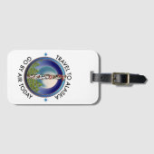 Étiquette À Bagage logo de voyage de l'Alaska (Devant Horizontal)