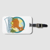 Étiquette À Bagage Logo de voyage du Manitoba Canada (Devant Horizontal)