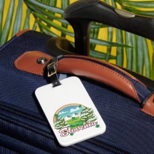 Étiquette À Bagage logo de Voyage Slovénie