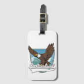 Étiquette À Bagage Logo de voyage Suisse (Devant Vertical)