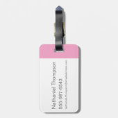 Étiquette À Bagage Logo de Wonka Bar (Dos Vertical)