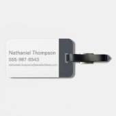 Étiquette À Bagage Logo de Wonkavision (Dos horizontal)