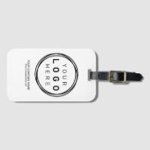 Étiquette À Bagage Logo d'entreprise personnalisé (Devant Horizontal)