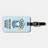 Étiquette À Bagage Logo du camion fourré de Cookie Monster (Devant horizontal)