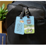 Étiquette À Bagage Logo du club de la Ligue Pittoresque de golf sur m<br><div class="desc">Trois cent sacs de golf ou étiquettes de bagage similaires sont avec une Ligue portant le logo de leur club. Cette version, maintenant avec un logo générique, a également une adresse arrière qui peut facilement être changée au logo du club, sur demande en envoyant un conversation ou un courriel à...</div>
