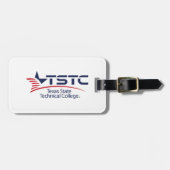 Étiquette À Bagage Logo du Texas State Technical College (Devant horizontal)