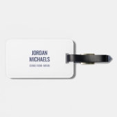 Étiquette À Bagage Logo du Texas State Technical College (Dos horizontal)